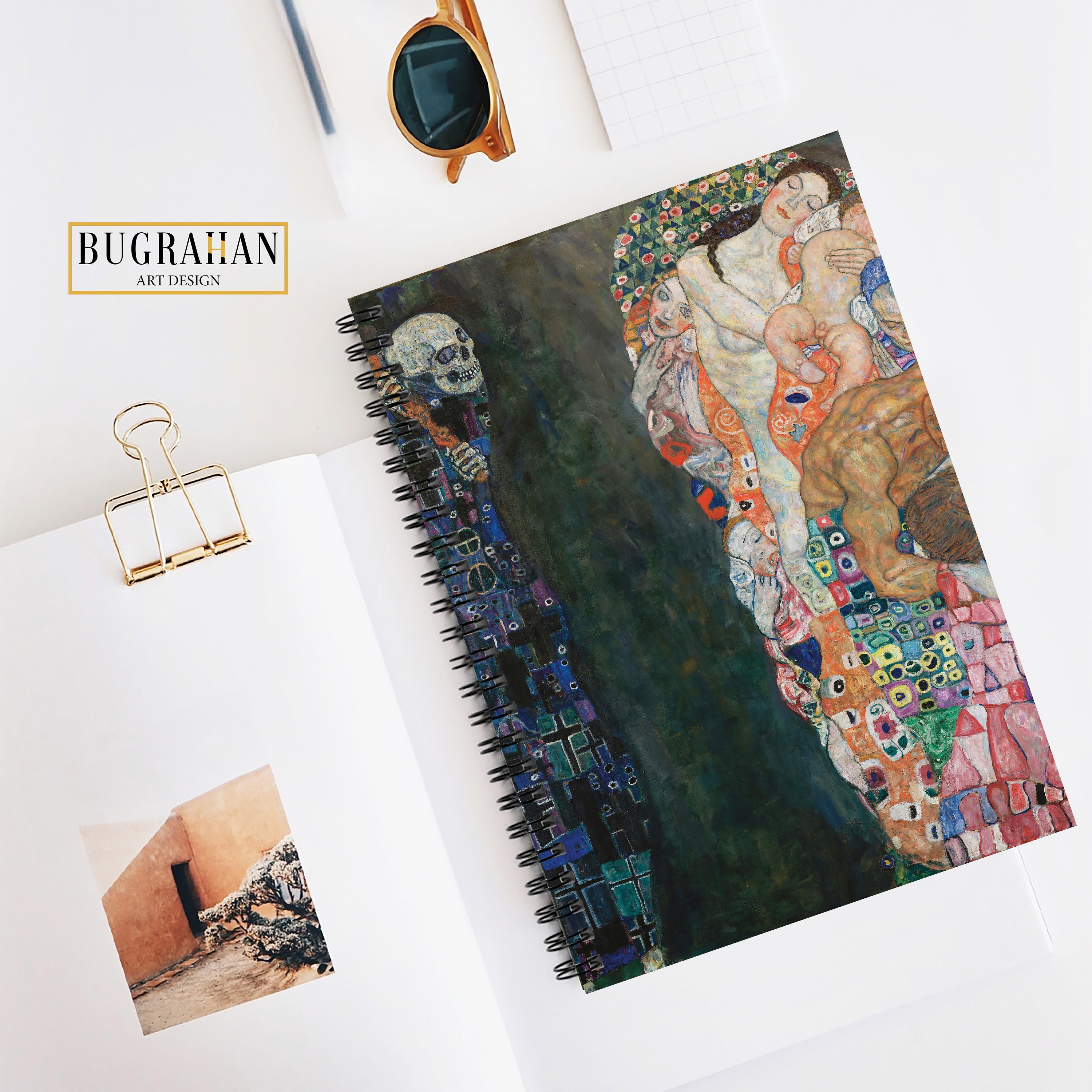 Gustav Klimt Notebook Art Nouveau Notebook Klimt Notebook Gift Fine Art