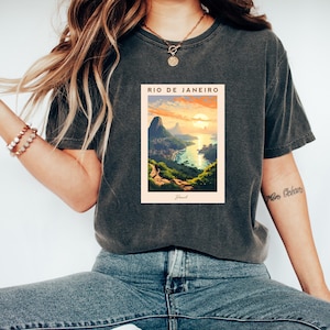 Rio De Janeiro Tshirt | Brazil Tshirt | Brazil Clothes | Rio De Janeiro Tshirt | Travel Shirt | Rio Lover Gift