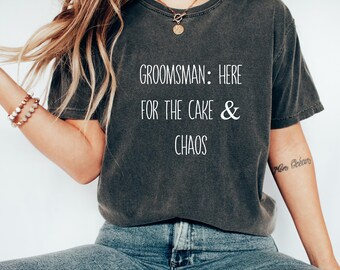 Groomsman Hoodie Wedding Hoodie Wedding Party Hoodie Bachelor Party Hoodie Cake Lover Hoodie Funny Hoodie