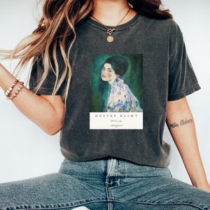 Art Tshirt | Gustav Klimt - Portrait of a Lady | Vintage Tshirt | Aesthetic Tshirt