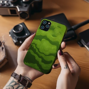 iPhone 15 14 Case Retro green iPhone Case for New iPhone 13 12 Pro Max Case 13 12 11 Pro Case iPhone SE X XR XS Max 7 8 Plus Cover