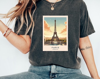 Paris Tshirt | France Tshirt | France Apparel | Paris Apparel | Travel Shirt | Paris Lover Gift | Paris Souvenir