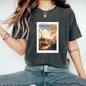 Cambridge Tshirt | England Tshirt | England Clothes | Cambridge Tshirt | Travel Shirt | Cambridge Lover Gift
