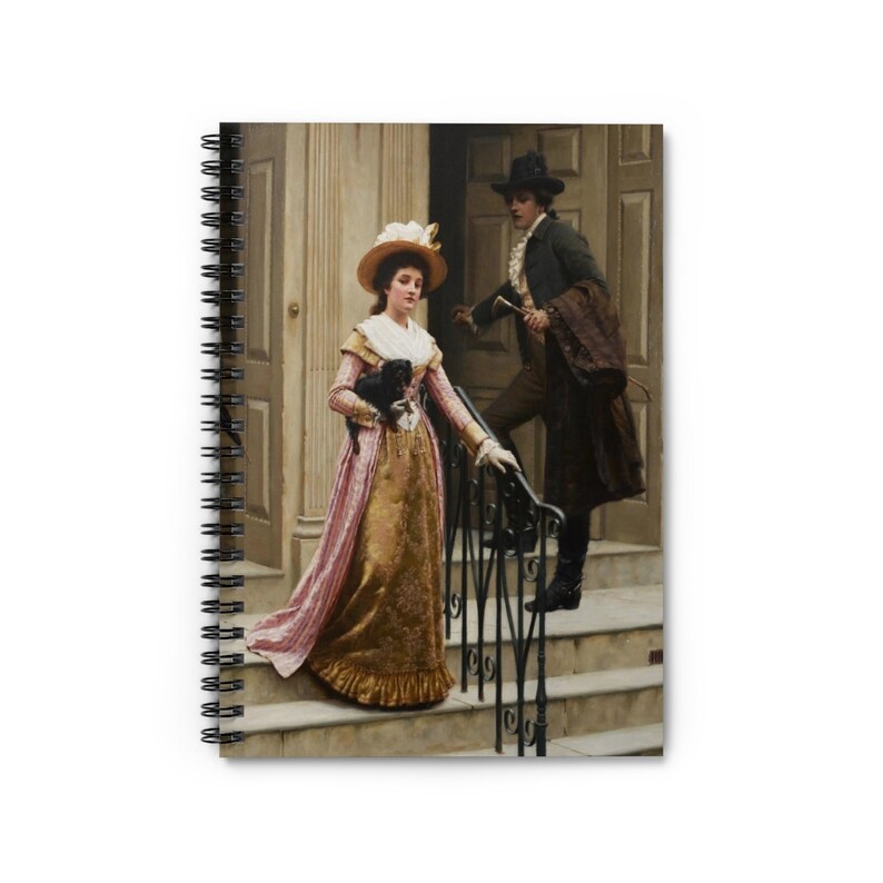 Victorian Notebook, Romance Notebook, Spiral Notebook, Vintage Notebook ...