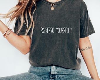 Camiseta de espresso Camiseta de amante del café Camiseta de cafeína Camiseta de adicto al café Camiseta de entusiasta del café Camiseta de barista