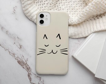 Funda para iPhone con diseño de gato, funda retro para iPhone, funda bonita para iPhone, funda para iPhone 14 Pro Max, funda para iPhone 13 Mini, funda artística para iPhone 12