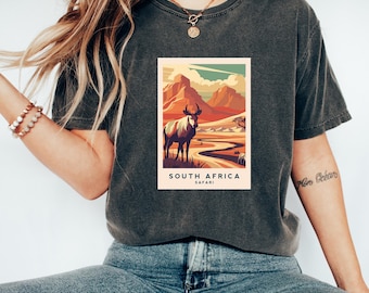 South Africa Tshirt | Safari Tshirt | African Wildlife Tshirt | Safari Adventure Tshirt | Africa Lover Gift