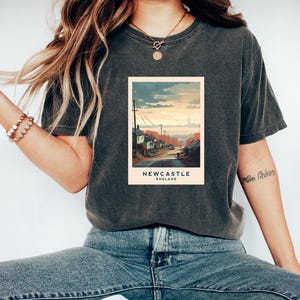 Newcastle Tshirt | England Tshirt | England Apparel | Newcastle Shirt | Travel Shirt | Newcastle Gift | image 1