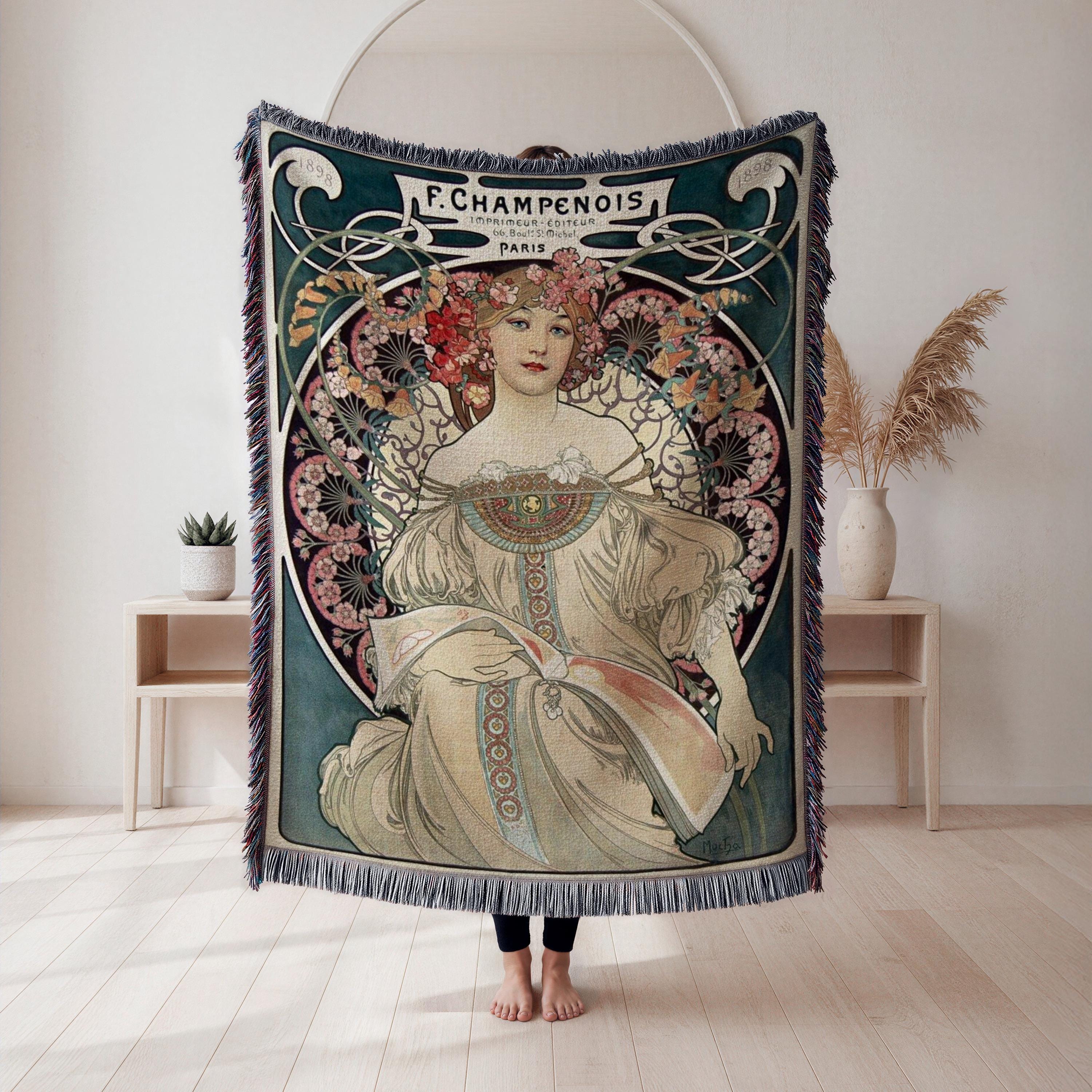 Reproduction D'Art "La Danse" Par Alfons Mucha (1898) - Format 51 X 80 Cm - Neuf