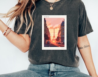 Paris Tshirt | France Tshirt | France Apparel | Paris Shirt | Travel Shirt | Paris Lover Gift | Iconic Paris