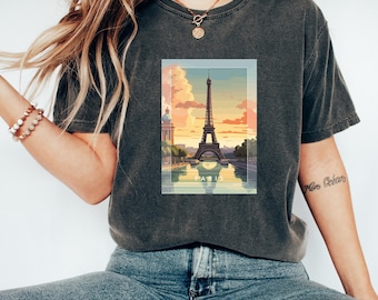 Paris Tshirt | France Tshirt | France Clothes | Paris Tshirt | Travel Shirt | Paris Lover Gift |