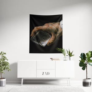 Dark Academia Tapestry, Mysterious Hand, Victorian Art Decor, Aesthetics Tapestry, Vintage Tapestry, Cottagecore Wall Art, Home Dorm Decor