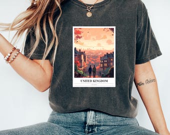 London Tshirt | UK Tshirt | United Kingdom Clothes | London Souvenir | Travel Shirt | British Style | London Lover Gift