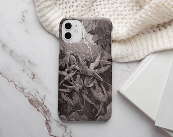Gothic Famous iPhone Case, Gustave Dore iPhone Cover, Hell iPhone Case, iPhone 14, iPhone 14 Pro, 13 Pro Max, 12 Pro, 13 Mini, 11 Pro Max