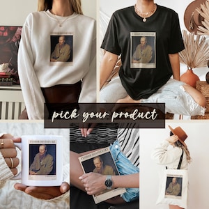 Dostoevsky Art | Literature Art | Bookworm Gift | Fine Art Tshirt | Vintage Sweatshirt | Fine Art Crewneck | Aesthetic T Shirts