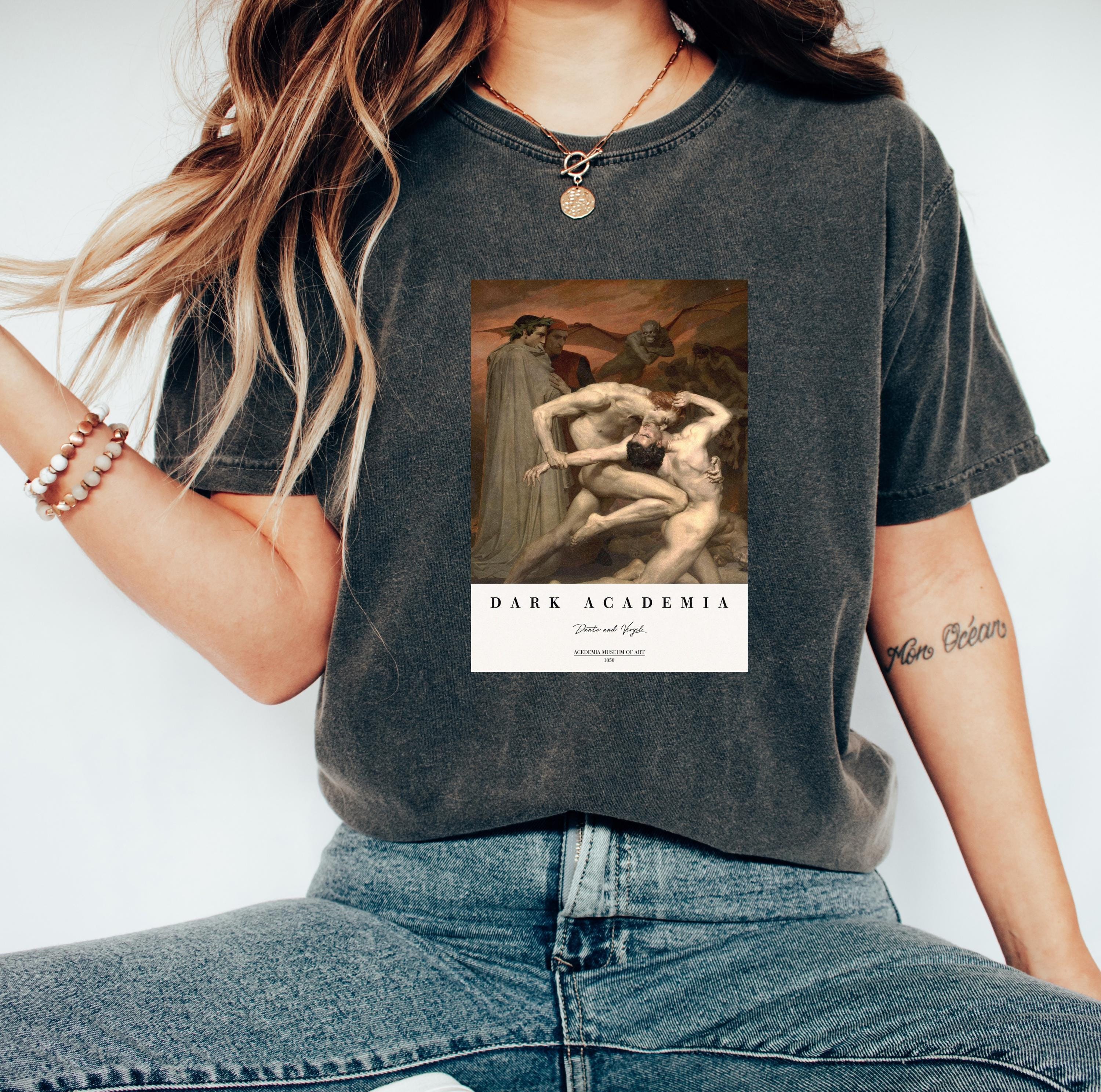 アートTシャツ | ウィリアム・アドルフ・ブグロー - ダンテと