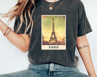 Paris Tshirt | France Tshirt | Paris Apparel | France Clothes | Paris Souvenir | Paris Lover Gift | Travel Shirt