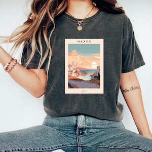 Greece Tshirt | Naxos Tshirt | Greek Islands Apparel | Naxos Adventure Shirt | Greece Travel Gift | Naxos Souvenir