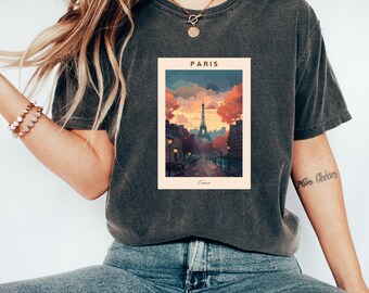 Paris Tshirt | France Tshirt | France Clothes | Paris Tshirt | Travel Shirt | Paris Lover Gift | French Heritage