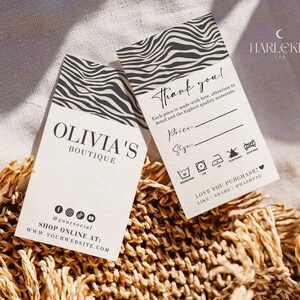 Editable Business Price Tag Template, Washing Instructions Tags ...