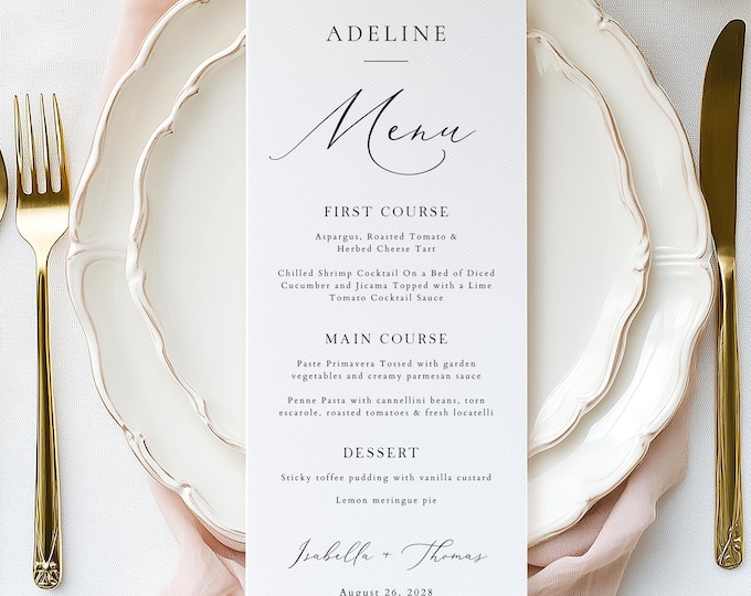 PRINTED CARD + ENVELOPE