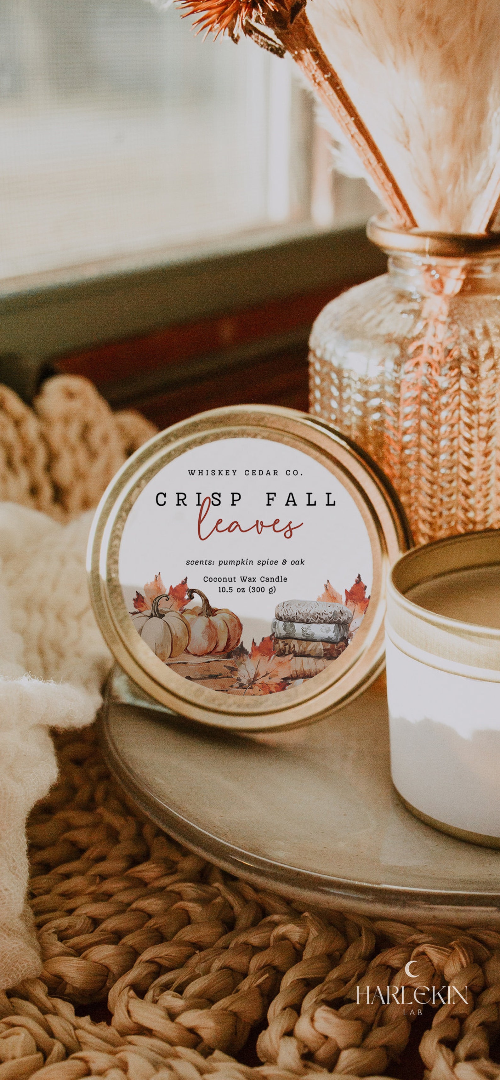 Customizeable Fall Labels DIY Autumn Candle Label, Customizable Canva Template, Editable Fall ...