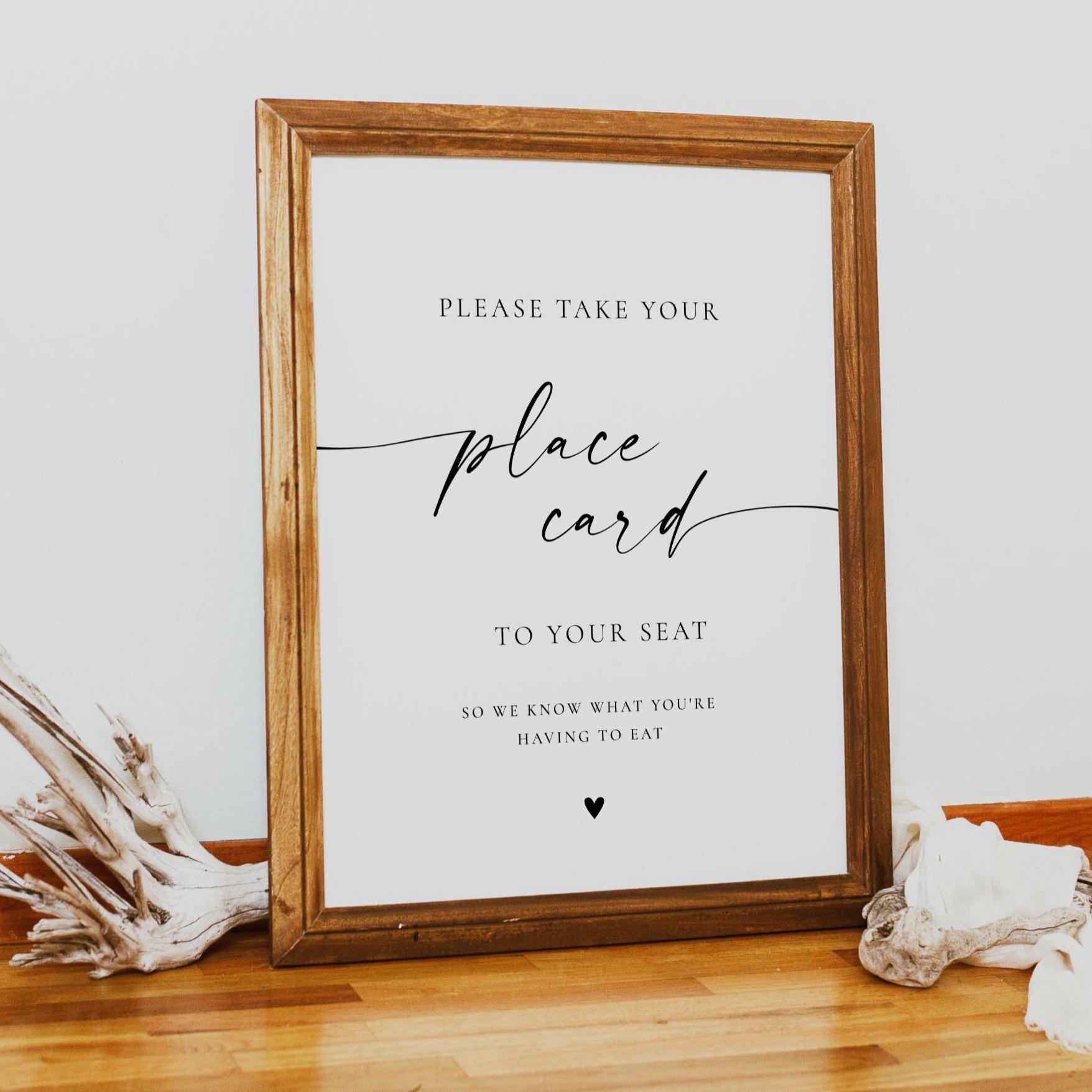 PRINTED + SHIPPED Find Your Table Sign, Seating Chart Sign, Wedding ...