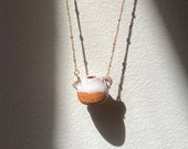 Ceramic Vase Necklace, Ceramic Amphora, Ceramic Pendant Necklace, Charm Necklace