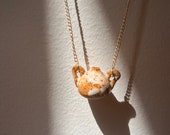 Ceramic Vase Necklace, Ceramic Amphora, Ceramic Pendant Necklace, Charm Necklace