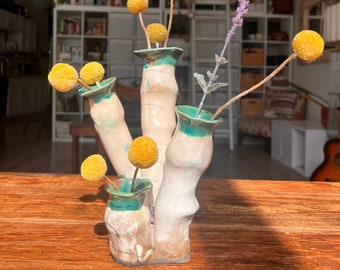 Modern Ceramic Vase, Home Decor, Ceramic Vase,Flower Arrangements,Round Tube Shape Vase