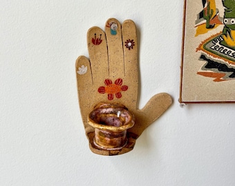 Applique in ceramica, portacandele, arazzo in ceramica