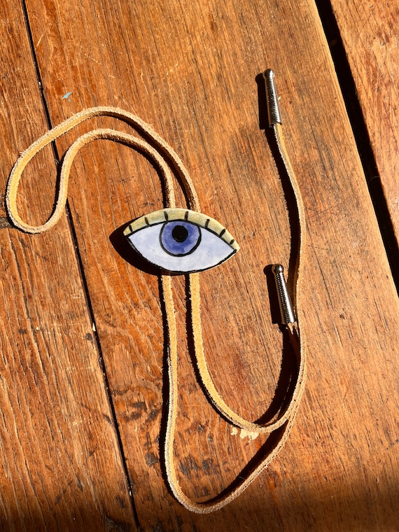 Ceramic Bolo Tie, Cowboy Tie