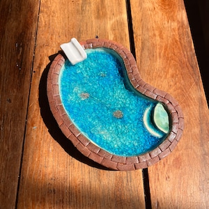 Ceramic Swimming Pool Ashtray - Etsy