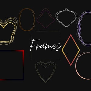 Frame Clipart, Frame Png, Frame Bundle, Frames Clip Art, Round Frame, Rectangle Frame,Square Frame, Frame Border,Oval Frame Png,Circle Frame