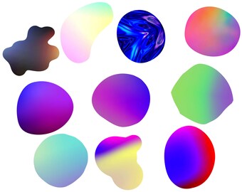 Abstract Shapes Clipart, Abstract Organic Elements, Abstract Elements,Organic Abstract Shapes,Abstract Modern Shapes,Abstract Shape Elements