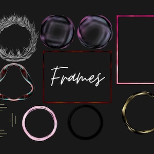 Frame Clipart, Frame Png, Frame Bundle, Frames Clip Art, Round Frame, Rectangle Frame,Square Frame, Frame Border,Oval Frame Png,Circle Frame