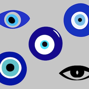 Evil Eye Clipart, Evil Eye Bundle, Evil Eye Png, Turkish Eye Png, Evil Eye Protection, Blue Evil Eye, Mal de ojo clipart, Magic Eye