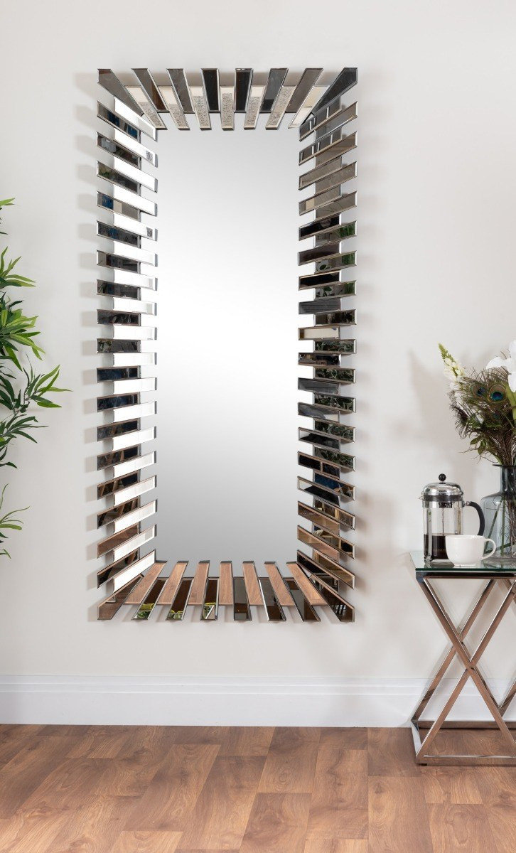 Starburst Large Rectangular Full Length Modern Wall Mirror Etsy UK
