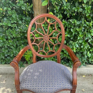 Vintage Regency Style Spider Back Chair - Etsy