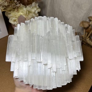 Selenite Full Moon - Micro 15.5cm