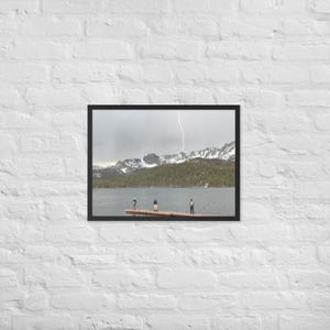 Framed poster