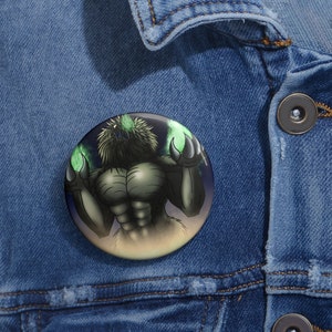 Buff Beast Pin Button