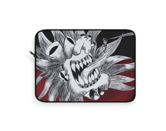 ChaosHeart Laptoptasche, Macabre Laptoptasche, Goth Tech Accessoire, Grunge Tech, Grunge Laptoptasche