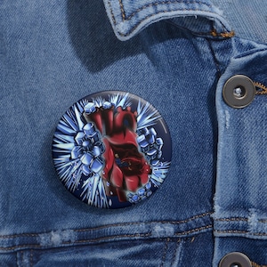 FrozenHeart Pin Button
