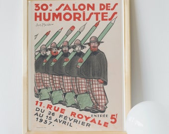 30th Salon| Vintage 19th Century Poster| Digital Download| Digital Print| Printable Art| High quality print| Digital Art Print|