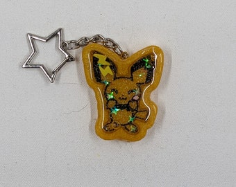 Resin Electric mouse Keychain