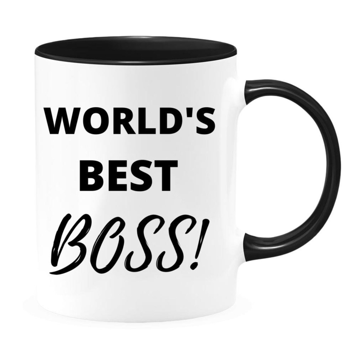 Worlds Best Boss Coffee Mug. Perfect Bosses Day Gift Idea for Etsy UK