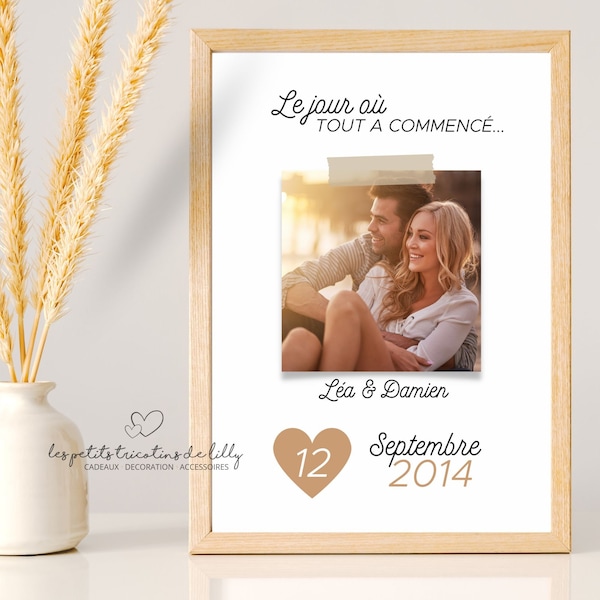 Cadre photo couple - Etsy France