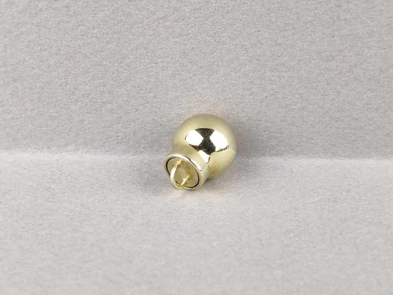 Nitro Pill Pendant Necklace, Polished Brass, Waterproof Pillbox