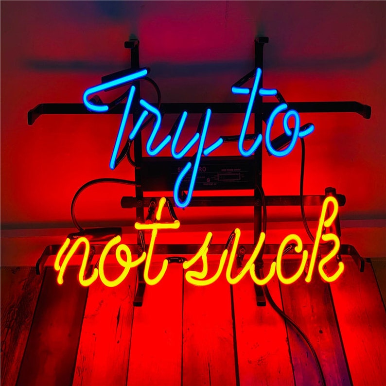 Real Neon Signs Glass Neon Sign Custom Neon Signs Neon Etsy